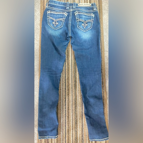 Rock Revival Blue skinny Jeans. - Picture 3 of 3